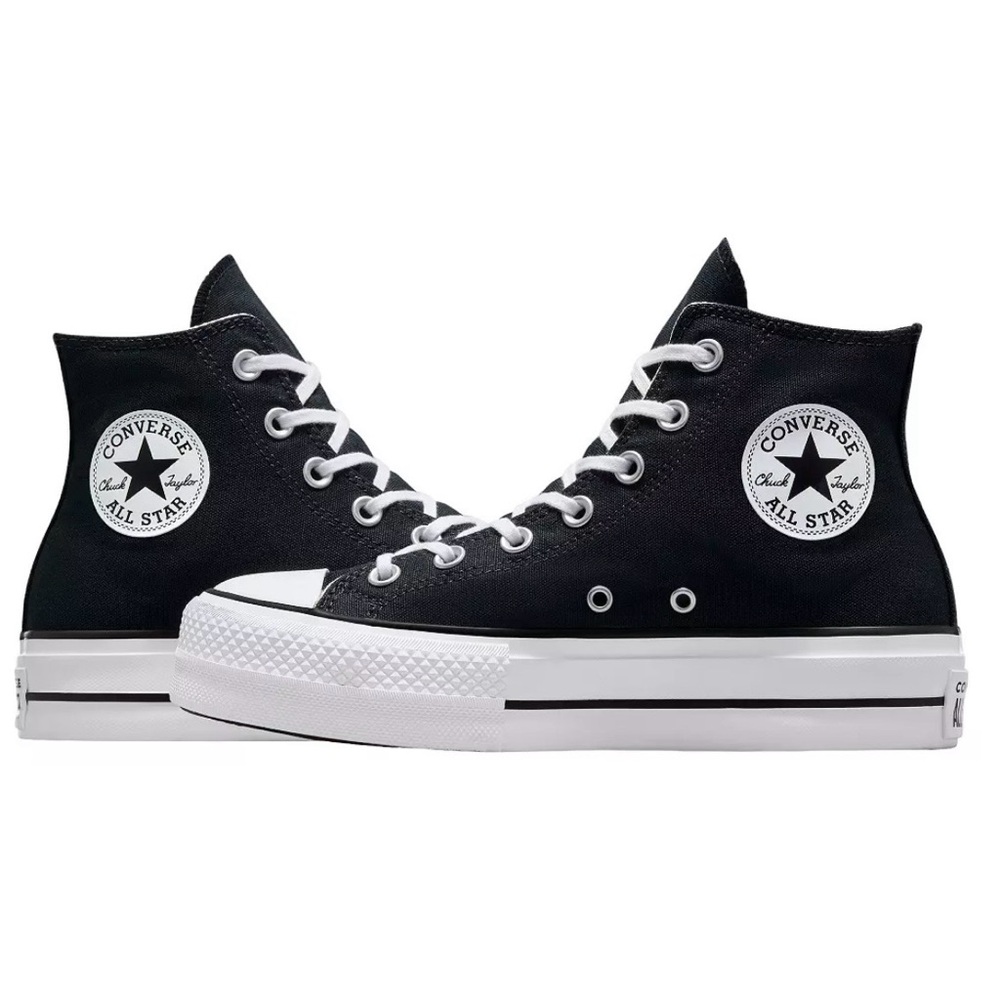 Converse High Top Sneakers in Black and White